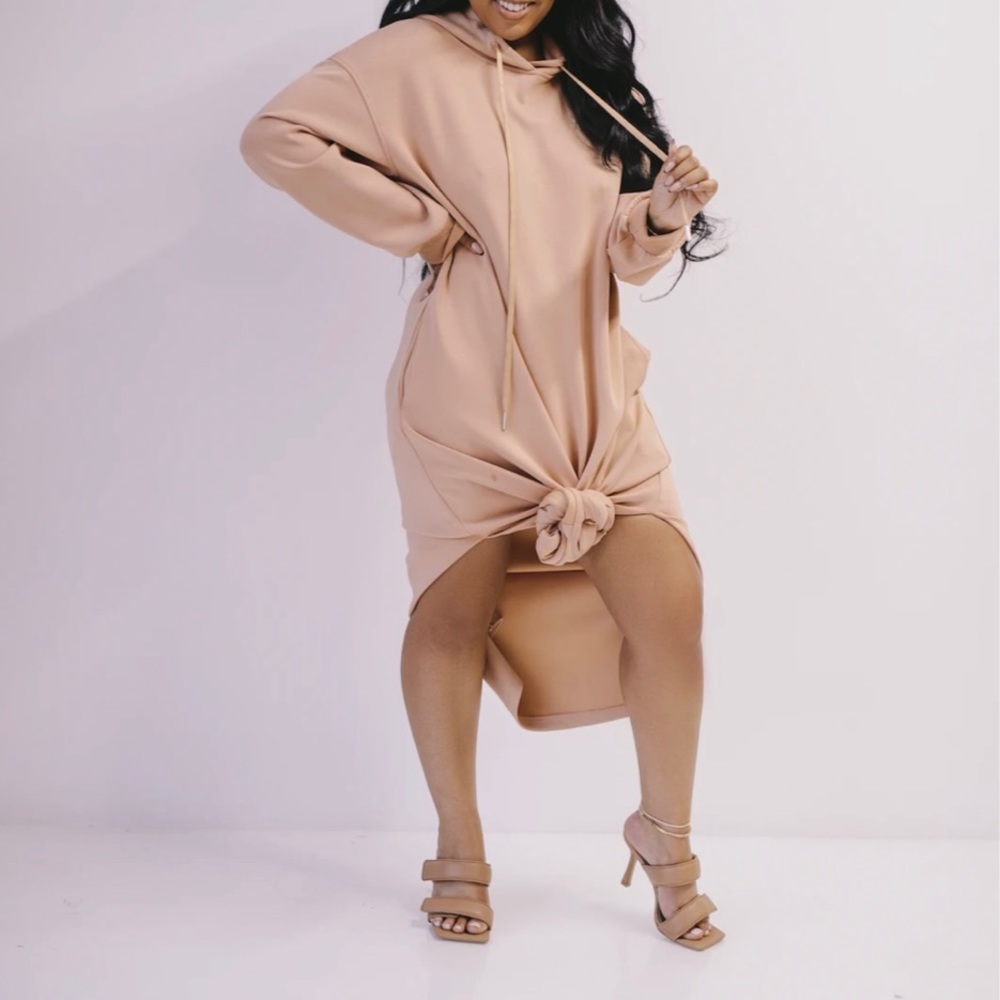 Tighten Up | Hoodie Dress